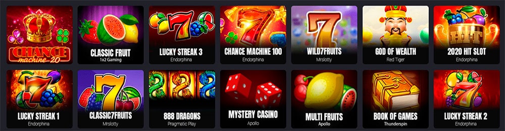 Jeux dans le nouveau Crypto Casinos